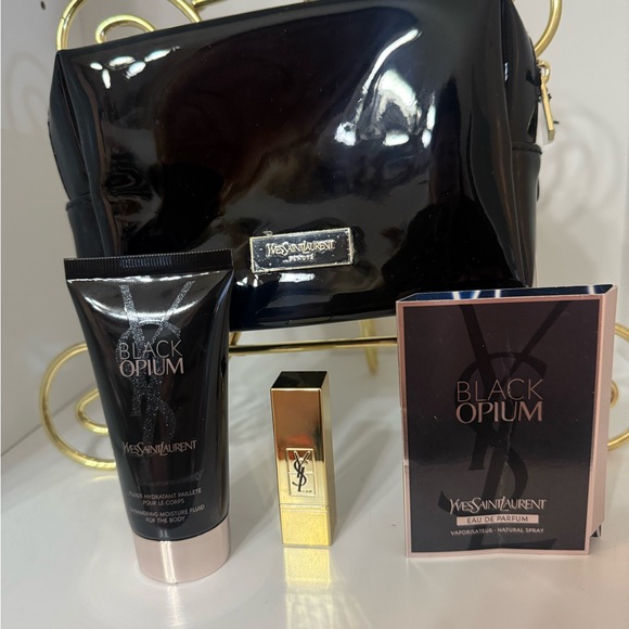 Yves Saint Laurent Black Opium Collection with Gold Accents - Picture 1 of 5